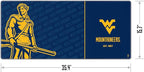 YouTheFan NCAA West Virginia Mountaineers Logo Series Desk Pad