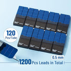 Mr. Pen- 0.5 Lead Refills, 10 Pack, 1200 pcs, 0.5 Lead Refill, 0.5 Mechanical Pencil 0.5 Refill