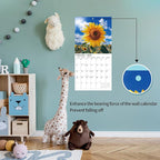 2026 Wall Calendar,Calendar 2026, November 2025 - December 2026, Wall Calendar Sunflowers, 12" x 24" Opened,Full Page Months Thick & Sturdy Paper for Gift Perfect Calendar Organizing & Planning