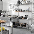 Regal Altair 21" Deep x 48" Wide x 74" Height Wire Shelving Kit | 4-Tier | NSF Commercial Storage Rack Unit