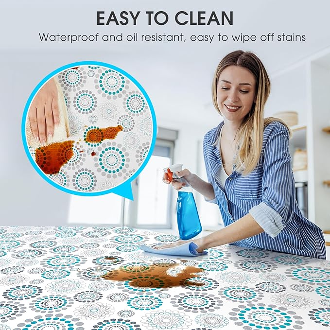 ALIUNI Drawer and Shelf Liner, Non-Slip Kitchen Cabinet Liners Non-Adhesive Thick Strong Grip Waterproof Washable Mats Protect Dresser Shelves Cupboard Bathroom Cabinets, Spiral, 24 in X 10 FT