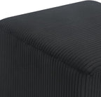 Edeco Ottoman with Square Cube Design, 16 Inch Footstools and Ottomans Small, Large Load Capacity, Square Foot Rest Ottoman for Living Room