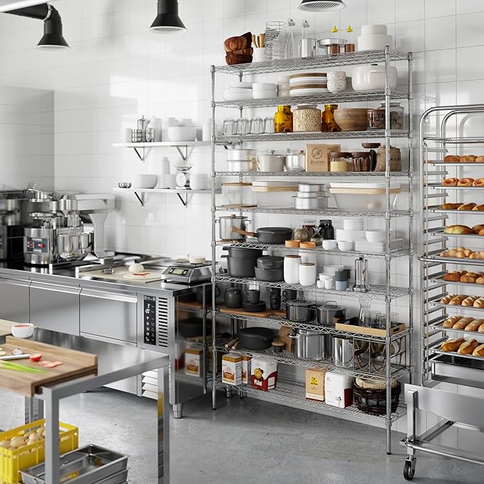 Regal Altair 14" Deep x 54" Wide x 96" Height Wire Shelving Kit | 10-Tier | NSF Commercial Storage Rack Unit