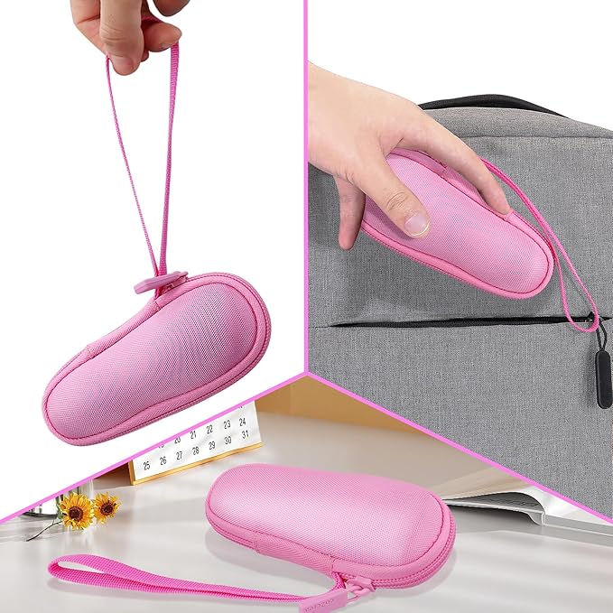 co2CREA Hard Case Replacement for Logitech Wireless Presenter R400 Presentation Remote Clicker Pointer (Pink Case)