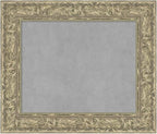 Amanti Art Silver Framed Magnetic Board 23x27 Small Vision Board for use with Magnets, 100% Metal Sheet to Display Items as Office Decor or for Home Organization in mudroom, Kitchen or Kids Room