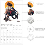 Graphique 2026 Saturday Evening Post Mini Wall Calendar | 7” x 7” | Thick Paper | Home & Office Organizer | Large Monthly Grid | 3 Languages & Marked Holidays | 4 Month Preview Page for 2027
