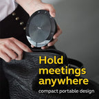 Jabra Speak 510 MS Wireless Bluetooth Speakerphone – Outstanding Sound Quality, Portable Conference Speaker for Holding Meetings Anywhere - Certified for Microsoft Teams