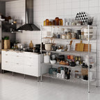 Regal Altair 21" Deep x 60" Wide x 64" Height Wire Shelving Kit | 5-Tier | NSF Commercial Storage Rack Unit