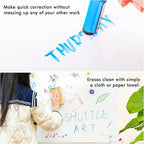 Shuttle Art Dry Erase Markers, 90 Bulk Pack 15 Colors Magnetic Whiteboard Markers with Erase, Fine Point Dry Erase Markers are Perfect for Writing on Whiteboard Mirrors Glass for School Office