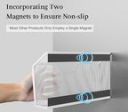JANE EYRE Magnetic File Holder - 3PCS Paper File Mail Organizer No Drilling Magazine Paper Document Organizer for Cabinets Office Whiteboard