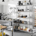 Regal Altair 14" Deep x 48" Wide x 86" Height Wire Shelving Kit | 5-Tier | NSF Commercial Storage Rack Unit
