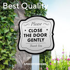 Custom Decorative Outdoor Metal Sign, Personalized Aluminum Driveway Sign, Waterproof, Made In USA, Design 3 Metallic Silver 8x8 In