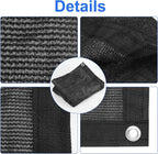 Black 6' x 36' Fence Privacy Screen Commercial Outdoor Backyard Shade Windscreen Mesh Fabric