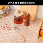 Cooyes Shelf Liner – Premium Non-Adhesive Cabinet & Drawer Liner for Kitchen – Waterproof Shelf Paper with Modern Pattern – Durable EVA Cabinet Mat – Easy to Cut （24" W x 240" L）