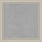 Amanti Art Silver Framed Magnetic Board 24x24 Medium Vision Board for use with Magnets, 100% Metal Sheet to Display Items as Office Decor or for Home Organization in mudroom, Kitchen or Kids Room