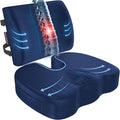 FORTEM Seat Cushion, Office Chair Cushion, Lumbar Support Pillow for Office Chair, Memory Foam Sciatica Coccyx Tailbone Pressure Pain Relief, Car Sitting Pad, Washable Non Slip, XL