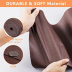 WochiTV Shelf Liner for Cabinets, Drawer 11.8 x 354 inches, Non Adhesive Non Slip Foam Mat for Kitchen, Pantry, Bathroom, Cupboard, Garage, Closet, Shelves, Drawer, Tool Box, Brown