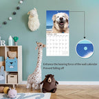 2026 Wall Calendar,Calendar 2026, November 2025 - December 2026, Wall Calendar Golden Retrievers, 12" x 24" Opened,Full Page Months Thick & Sturdy Paper for Calendar Organizing & Planning