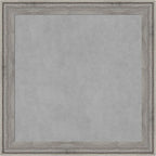 Amanti Art Grey Framed Magnetic Board 29x29 Medium Vision Board for use with Magnets, 100% Metal Sheet to Display Items as Office Decor or for Home Organization in mudroom, Kitchen or Kids Room