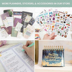 bloom daily planners 2026 Hardcover Calendar Year Goal & Vision Planner (January to December) - Monthly & Weekly Agenda Organizer - 7.5" x 9" - Green Linen