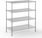 Regal Altair 24" Deep x 48" Wide x 54" Height Wire Shelving Kit | 4-Tier | NSF Commercial Storage Rack Unit