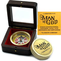 For I Know The Plans I Have For You, Jeremiah 29:11, Solid Brass Directional Engraved Compass, Baptism Gifts for Boys Girls, First Communion, Christian Gifts for Men, First Confirmation Gifts for Boys