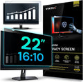 VINTEZ 22 Inch 16:10 Privacy Screen for Computer Monitor and Laptop - Anti Glare Protector Film Blue Light Filter Eye Protection - Computer Screen Privacy Shield, [1 Pack]