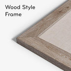 U Brands Linen Bulletin Board, 48" x 72", Rustic Wood Style Frame, Industrial Grade Pinning Surface