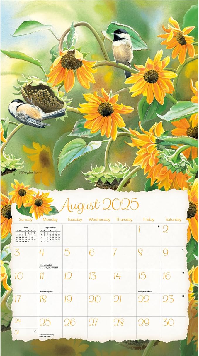 Lang, Songbirds by Susan Bourdet 2025 Wall Calendar