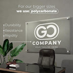Personalized Floating Custom Acrylic Business Logo Sign | Free Company Vector Logo | Address Signage | Sign for Office Storefont | Multiple Size Options | Neon Led Lights Optional