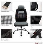 kingphenix Lumbar Support (2 Pack) with Breathable Mesh, Suit for Car, Office Chair