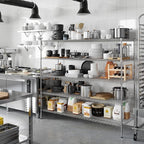 Regal Altair 24" Deep x 72" Wide x 64" Height Wire Shelving Kit | 5-Tier | NSF Commercial Storage Rack Unit