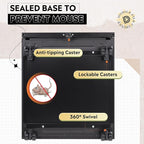 DEVAISE 2 Drawer Metal File Cabinet, Fully Assembled, Under Desk, Black, Lock, Fits Letter/Legal/A4 Size Files