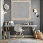 Amanti Art Silver Framed Magnetic Board 30x30 Medium Vision Board for use with Magnets, 100% Metal Sheet to Display Items as Office Decor or for Home Organization in mudroom, Kitchen or Kids Room