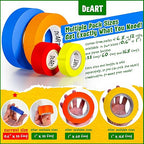 12 Pack Colored Masking Tape, 396 Ft x 0.6 inch Mini Colored Painters Tape for Arts & Crafts Labeling Coding Art Supplies Color Tape Rolls washi-scale Colorful Artist Tapes Classroom School Scrapbook