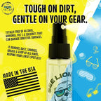cellhelmet See Lion Premium Lens Care Bundle | Anti Fog Spray + Streak-Free Lens Cleaner with 2 Black Microfiber Cloths | Safe for Glasses, Goggles, Screens & Optics | Travel-Size 30ml / 1oz Bottles