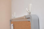 Cork Board Set for Wall - Bulletin Board Corkboard 16 x 12 in with 10 Thumb Tacks - Small Wall Hanging Pin Board Message Board Tack Board Organizer for Home, Office, Desk and Cubicle (16x12 inch)