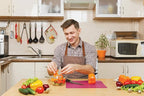 Better Kitchen Products Flexible Plastic Cutting Board Mats, Set of 6, Textured, 6 Vivid, Translucent Colors Assorted