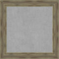 Amanti Art Grey Framed Magnetic Board 30x30 Medium Vision Board for use with Magnets, 100% Metal Sheet to Display Items as Office Decor or for Home Organization in mudroom, Kitchen or Kids Room