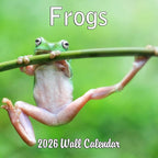 2026 Frogs Monthly Wall Calendar | Animals Calendar 2025-2026