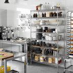 Regal Altair 21" Deep x 48" Wide x 86" Height Wire Shelving Kit | 8-Tier | NSF Commercial Storage Rack Unit