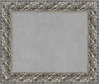 Amanti Art Silver Framed Magnetic Board 22x26 Small Vision Board for use with Magnets, 100% Metal Sheet to Display Items as Office Decor or for Home Organization in mudroom, Kitchen or Kids Room