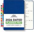 Dated, 2026 Planner, 5.8” x 8.3” - The #1 Productivity Planner to Achieve Your 2026 Goals - Planner 2026-2027 by PRODUCTIVITY STORE (A5, NAVY BLUE)