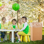 Nosiny 20 Pcs 50 Gallon Disposable and Reusable Corrugated Cardboard Trash Cans for Events, Recycling Bins Bulk with Trash Bags, Cardboard Garbage Boxes for Parties, 18 x 18 x 36" (Kraft)