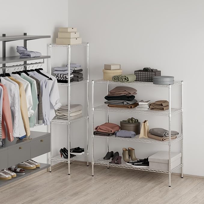 Regal Altair 21" Deep x 48" Wide x 54" Height Wire Shelving Kit | 4-Tier | NSF Commercial Storage Rack Unit