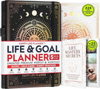 Life Mastery Planner - A 12 Month Journey to Crush Your Goals, Increase Productivity, Passion, Success & Happiness - Weekly & Monthly Life Planner, Habit-Tracker, Gratitude Journal & Organizer