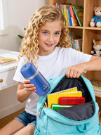 JARLINK Automatic Electric Pencil Sharpener - Hands-Free Operation, 3 Sharpness Modes, 3-Second Sharpening, Rechargeable & Portable for 7-12mm Pencils, Ideal for Classroom and Home Use (Blue)