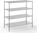 Regal Altair 24" Deep x 54" Wide x 54" Height Wire Shelving Kit | 4-Tier | NSF Commercial Storage Rack Unit