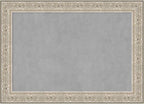 Amanti Art Silver Framed Magnetic Board 31x43 Large Vision Board for use with Magnets, 100% Metal Sheet to Display Items as Office Decor or for Home Organization in mudroom, Kitchen or Kids Room
