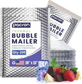 200-Pack Insulated Silver Thermal Bubble Mailers 20 x 23 - Waterproof Metallic Foil Self-Sealing Padded Envelopes for Cold Shipping, Perishables, Food, Cosmetics, Pharmaceuticals